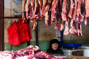 Lhasa, Old Town, Butcher Lhasa, Old Town, Butcher
